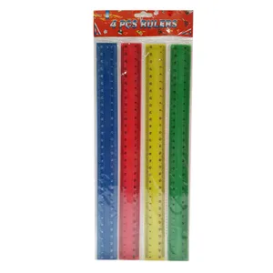 خط کش 30سانتی متری کد m07273 بسته 4 عددی