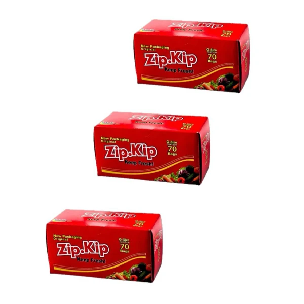 کیسه زیپ دار زیپ کیپ مدل G مجموعه سه عددی