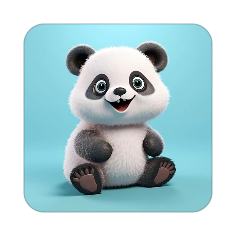 زیر لیوانی کاکتی طرح حیوانات کارتونی مدل mp27188