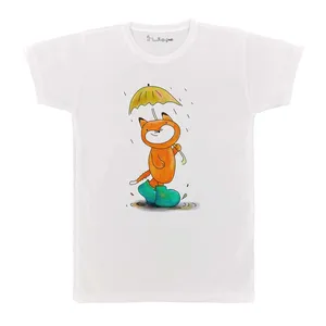 تی شرت بچگانه پرمانه طرح حیوانات بامزه کد pmt.6036