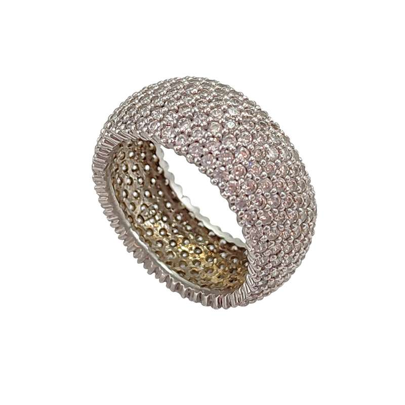 انگشتر نقره زنانه مدل پرنسس کد NG3702