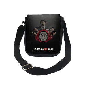کیف دوشی بچگانه  طرح money heist مدل k1251