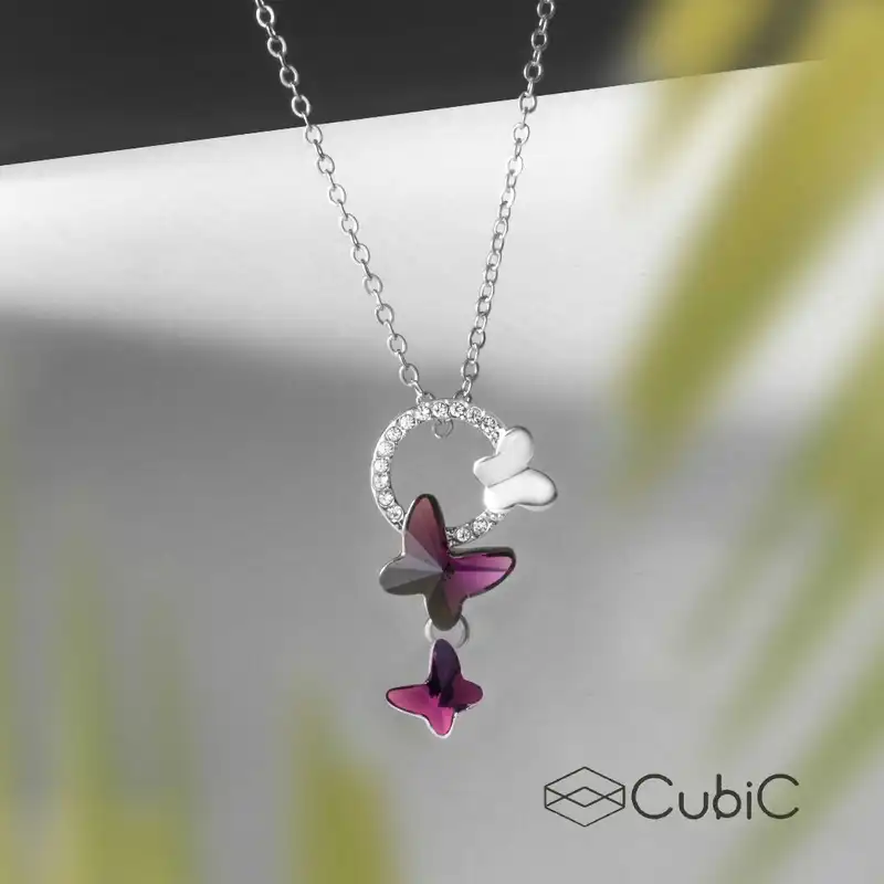 گردنبند زنانه کوبیک مدل QN-04938