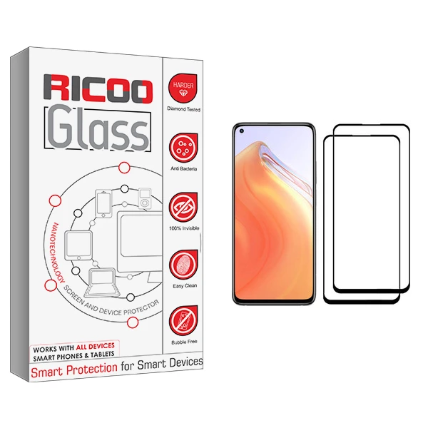 محافظ صفحه نمایش ریکوو مدل +HD مناسب برای گوشی موبایل شیائومی Mi 10T 5G بسته دو عددی