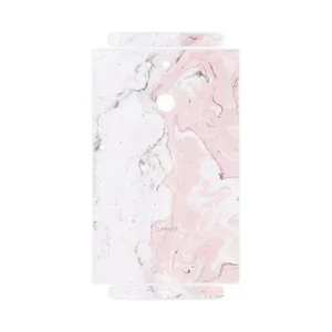 MAHOOT  Blanco-Pink-Marble-FullSkin Cover Sticker for Sony Xperia XA2