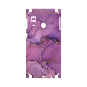 MAHOOT Purple Marble-FullSkin Cover Sticker for Samsung Galaxy A40