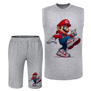 ست تاپ و شلوارک مردانه مدل قارچ خور A243