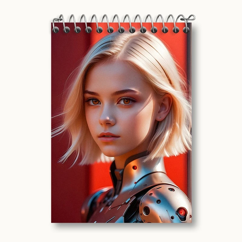 دفتر یادداشت 50 برگ خندالو مدل دخترانه کد N1676