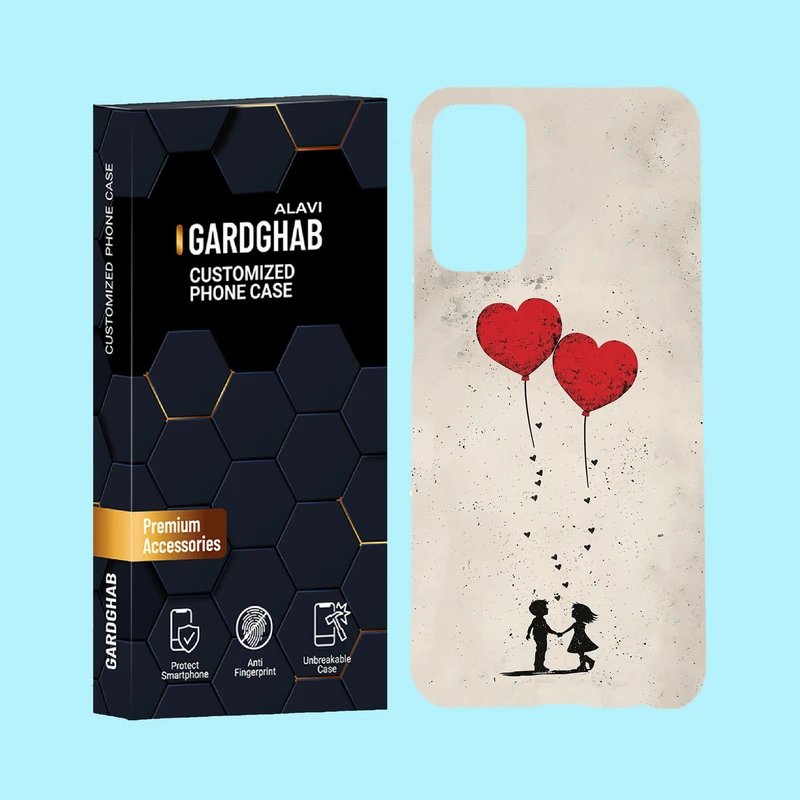 کاور گارد قاب علوی مدل عاشقانه مناسب برای گوشی موبایل سامسونگ Galaxy F13 4G / M13 4G