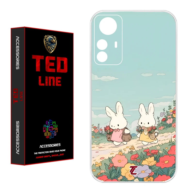 کاور تدلاین طرح خرگوش کد 1178 مناسب برای گوشی موبایل شیائومی Redmi Note 12S