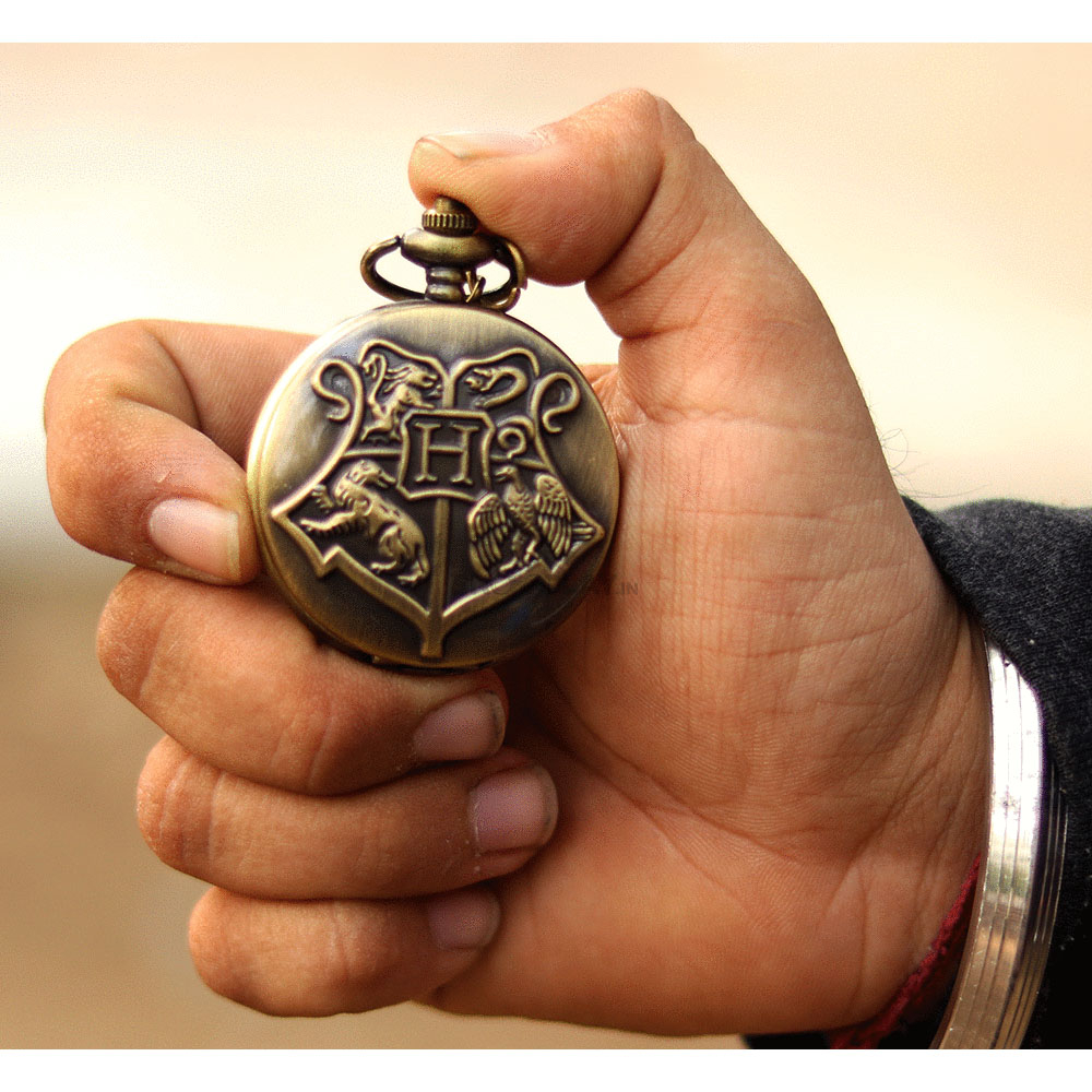 ساعت گردنبندی عقربه ای طرح هری پاتر مدل 01