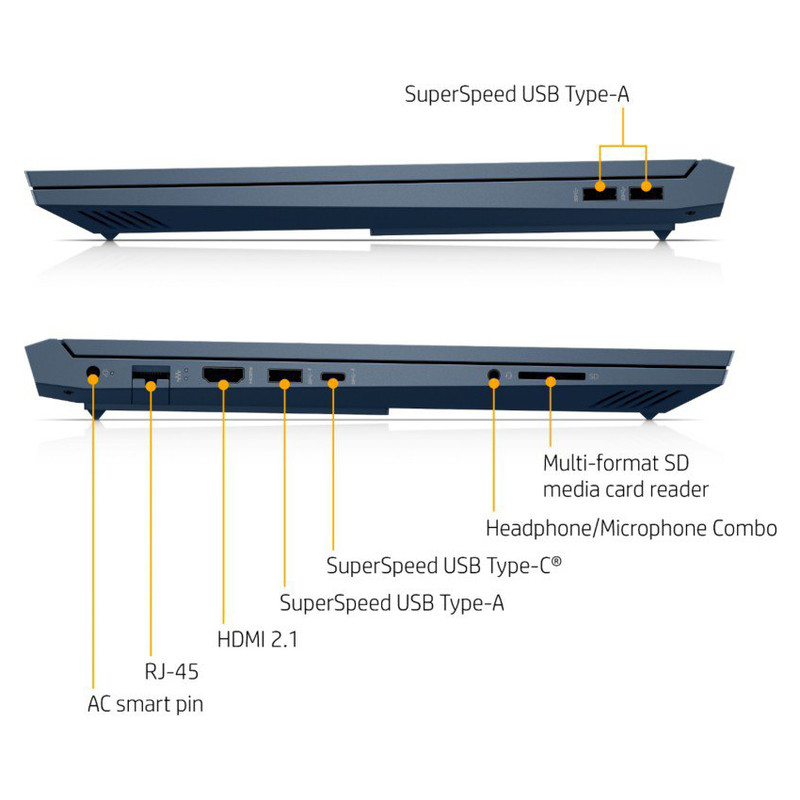 لپ تاپ 16.1 اینچ اچ‌ پی مدل Victus 16-d1007nia-i5 16GB 1SSD GTX 1650 - کاستوم شده