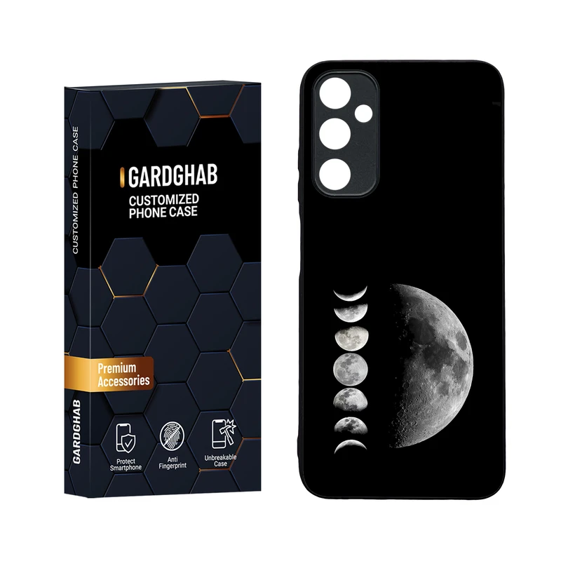 کاور گارد قاب مدل دورژله ای پشت گلس کهکشان مناسب برای گوشی موبایل سامسونگ Galaxy A05s