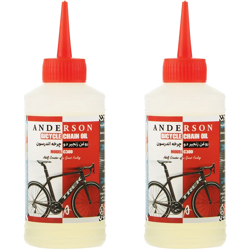 روغن زنجیر دوچرخه اندرسون مدل C300 حجم 80 میلی لیتر بسته 2 عددی