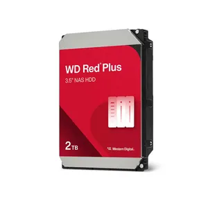 هارد دیسک اینترنال وسترن دیجیتال با رابط SATA 3.0 مدل RED PLUS WD20EFPX ظرفیت 2 ترابایت