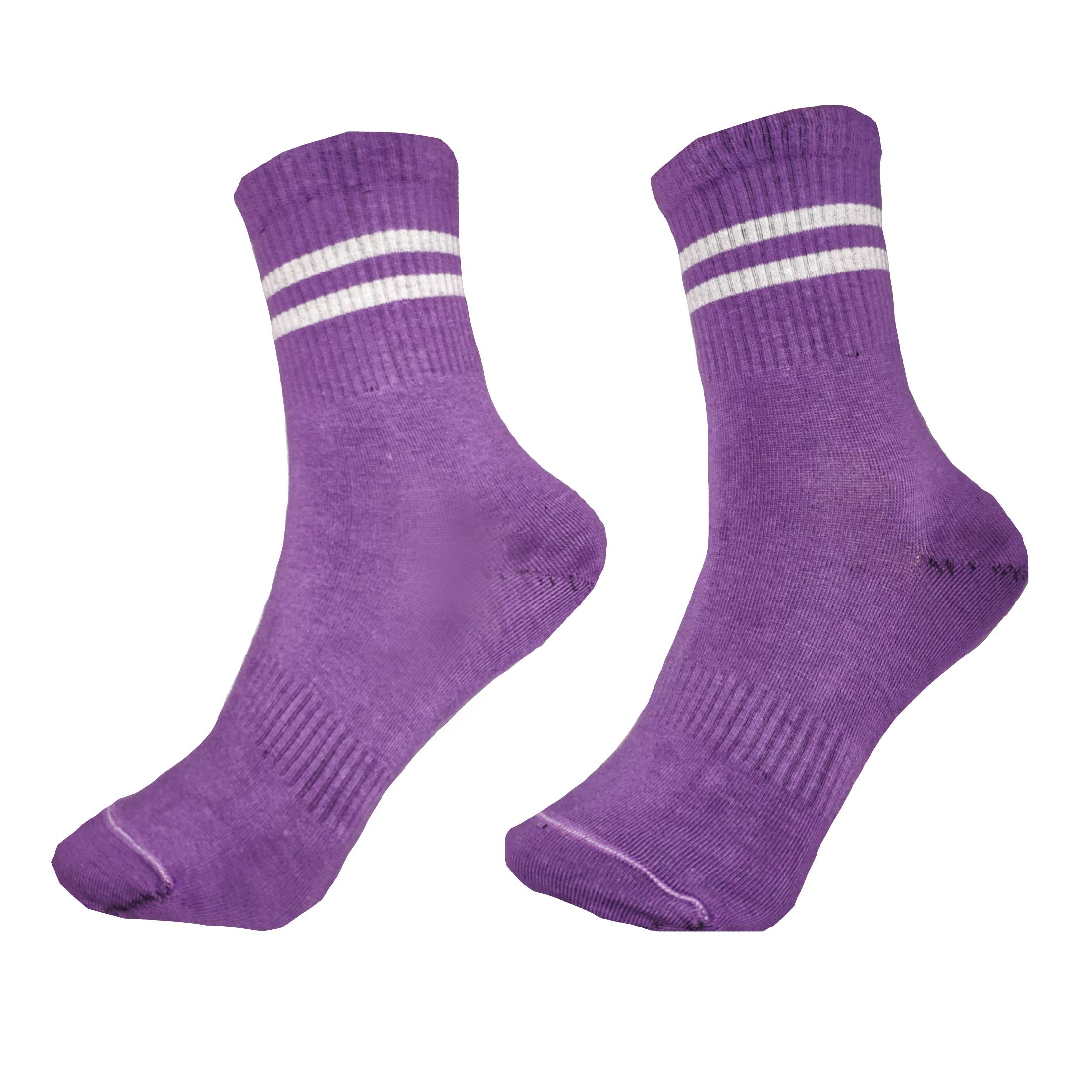 جوراب مدل دو خط کد la112