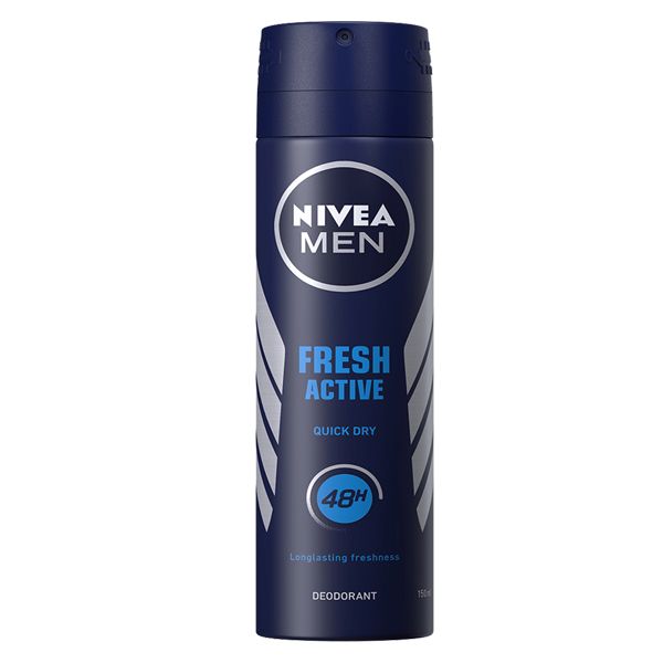 اسپری بدن مردانه نیوآ مدل FRESH ACTIVE حجم 135 میلی لیتر اسپری بدن مردانه نیوآ مدل FRESH ACTIVE حجم 135 میلی لیتر