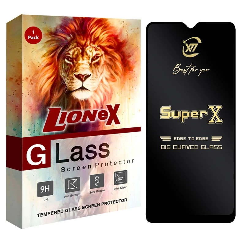 محافظ صفحه نمایش لایونکس مدل SUPERX مناسب برای گوشی موبایل سامسونگ Galaxy A23 4G