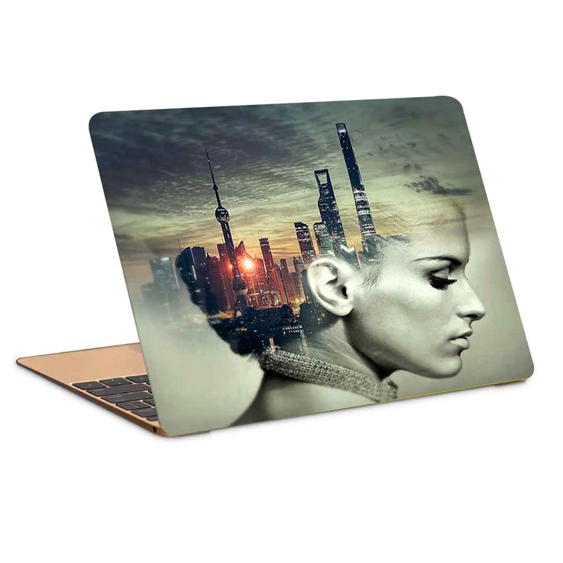 استیکر لپ تاپ طرح elay womanکد c-254مناسب برای لپ تاپ 15.6 اینچ