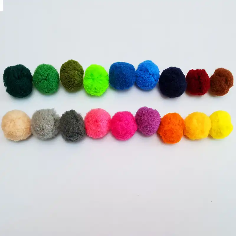 ملزومات عروسک سازی مدل توپک پوم پوم مجموعه 500 عددی