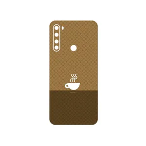 MAHOOT Minimal Cup of Coffee Icon Cover Sticker for Xiaomi Redmi Note 8 2021
