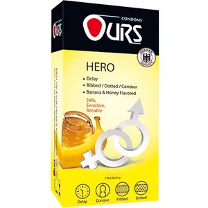 کاندوم خار دار اورز مدل Hero شیش بسته ۱۲عددی