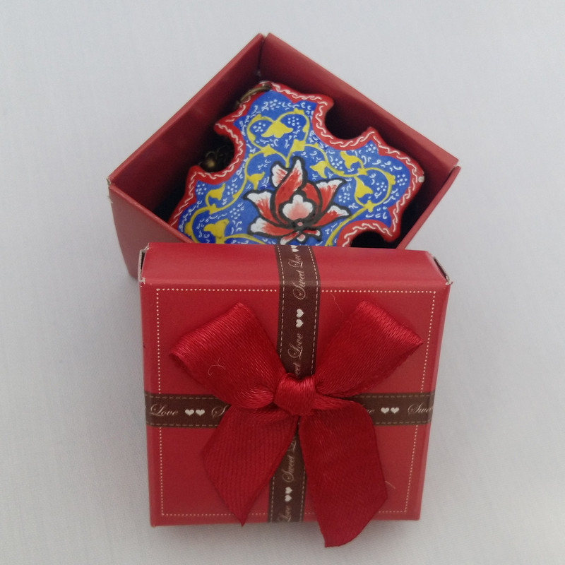 گردنبند دخترانه مدل A10 دست ساز میناکاری