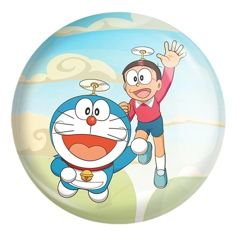 پیکسل خندالو طرح دورایمون و نوبیتا انیمه دورایمون کد 12769 مدل بزرگ