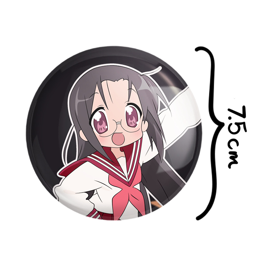 آینه جیبی خندالو مدل هیوری انیمه Lucky Star  کد 23597