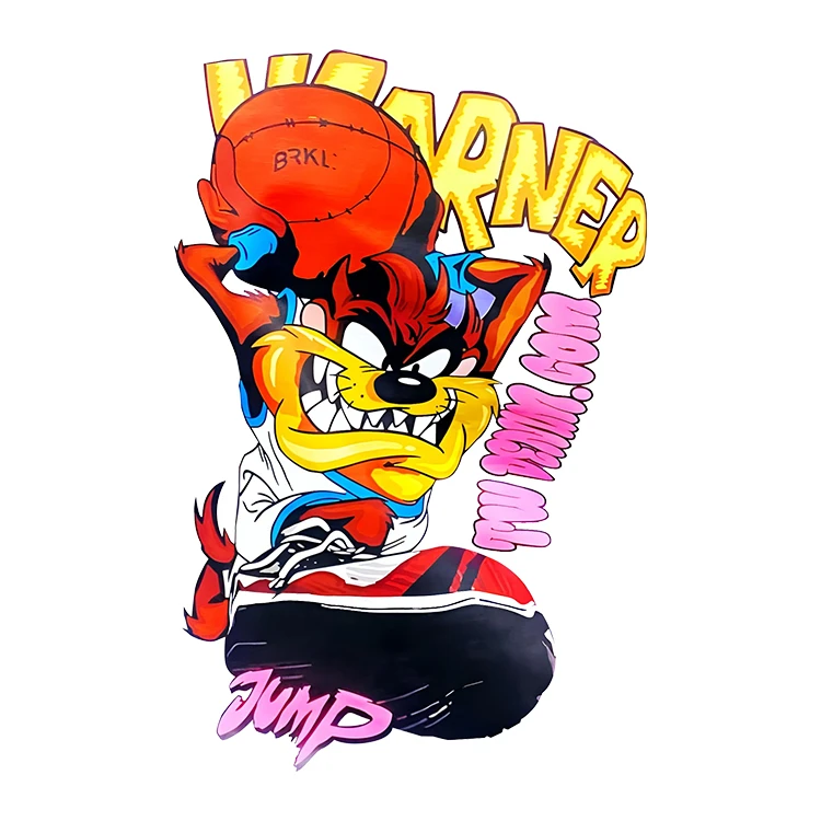 استیکر پارچه و لباس پاد آفرین مدل کارتونی کد S014