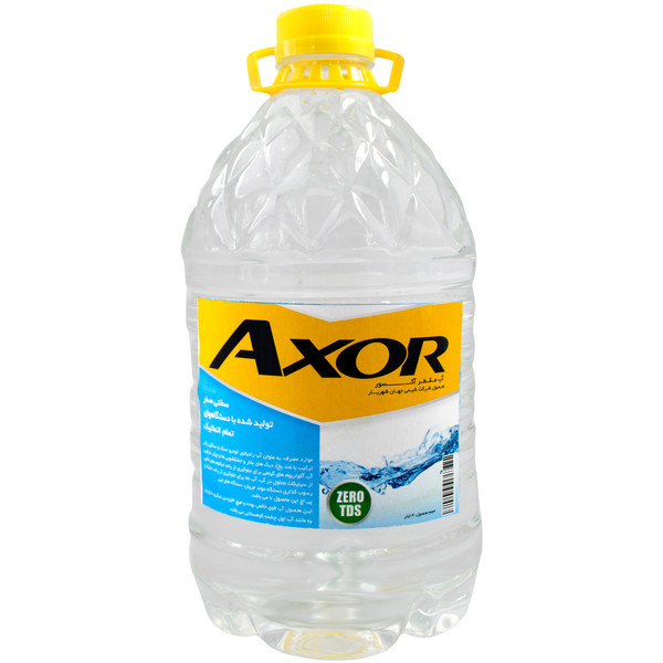 آب مقطر آکسور کد ROA4 حجم 4000 میلی لیتر