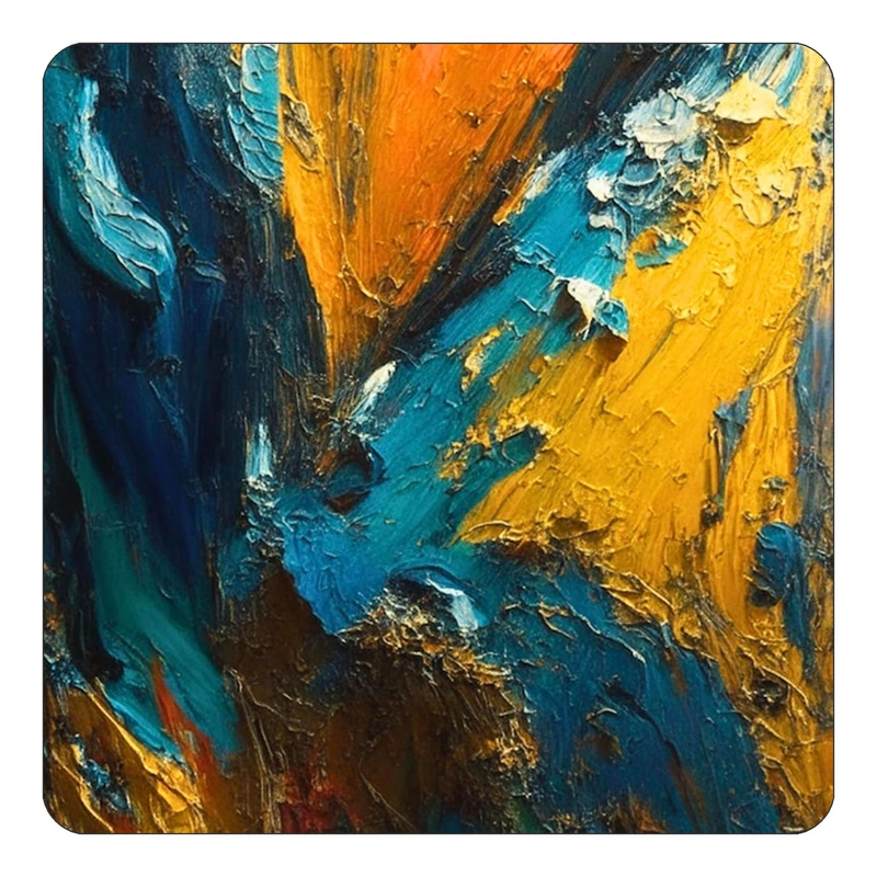 مگنت کاکتی طرح نقاشی رنگ روغن مدل mp69506