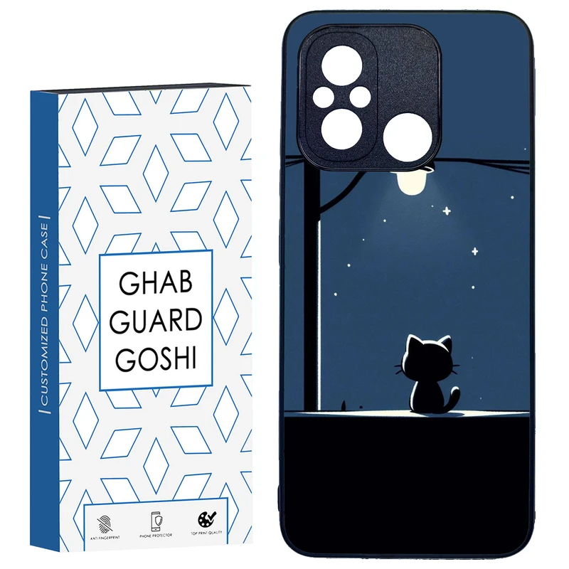 کاور قاب گارد گوشی طرح گربه کد TPU-189 مناسب برای گوشی موبایل شیائومی REDMI 12C / POCO C55