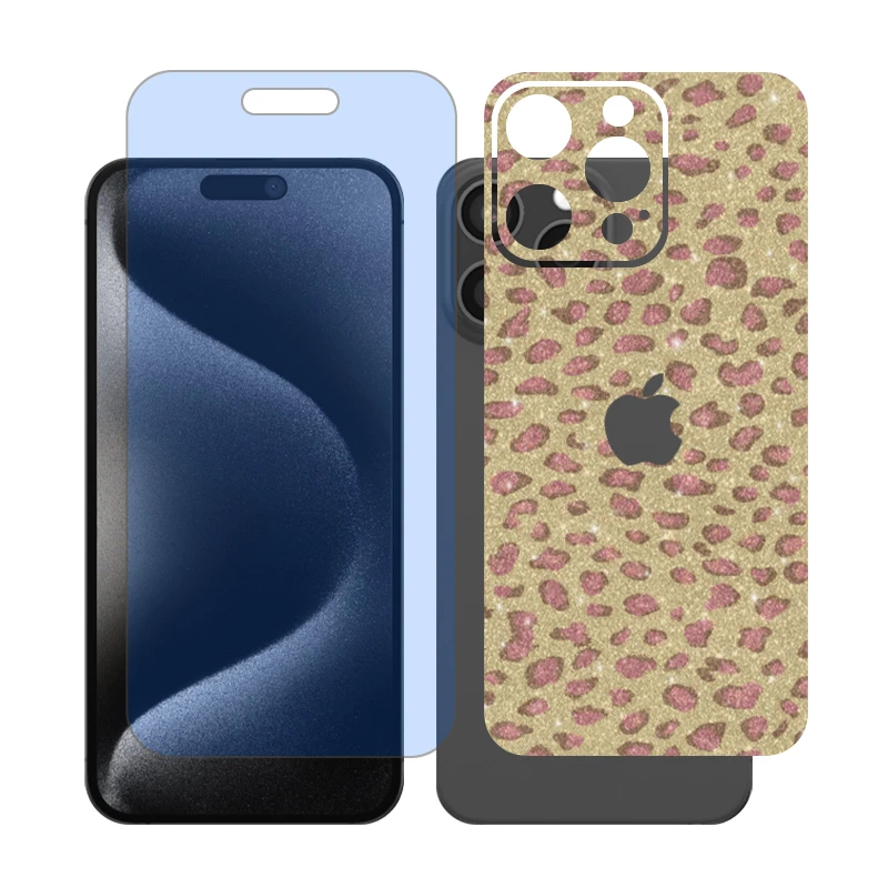 محافظ صفحه نمایش مات آنتی بلو گلس مدل Together مناسب برای گوشی موبایل اپل iPhone 15 Pro Max به همراه برچسب پوششی پشت گوشی