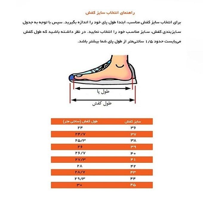 کفش مخصوص دویدن مردانه تن زیب مدل TRM9601 -  - 4