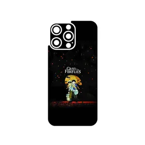 MAHOOT Grave of the Fireflies Cover Sticker for Apple iPhone 15 Pro Max