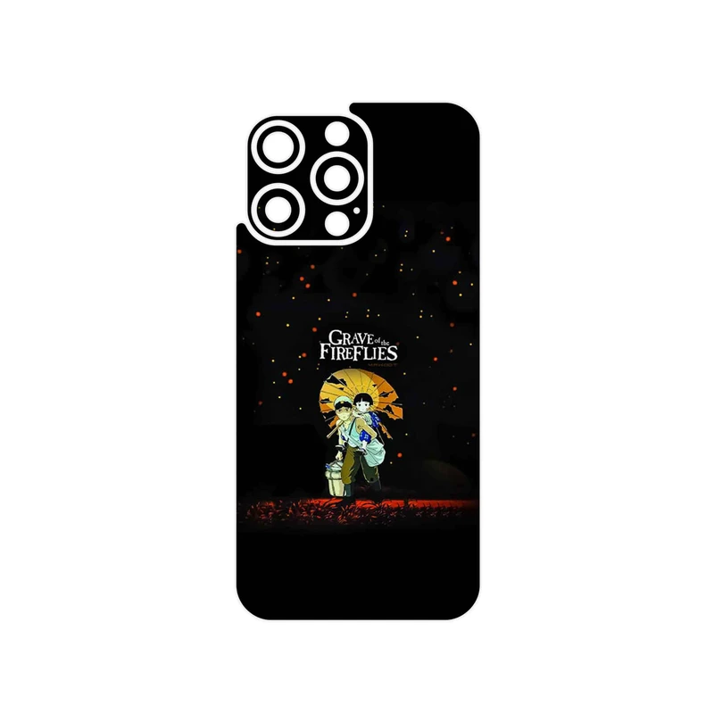 برچسب پوششی ماهوت مدل Grave of the Fireflies مناسب برای گوشی موبایل اپل iPhone 15 Pro Max