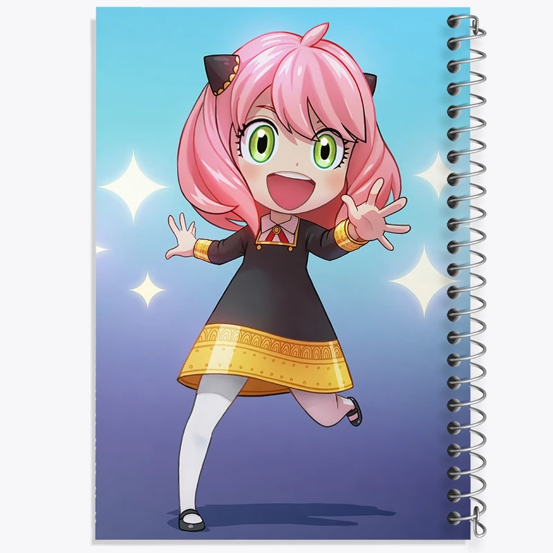 دفتر نت موسیقی 50 برگ خندالو مدل آنیا انیمه اسپای ایکس فمیلی کد F897