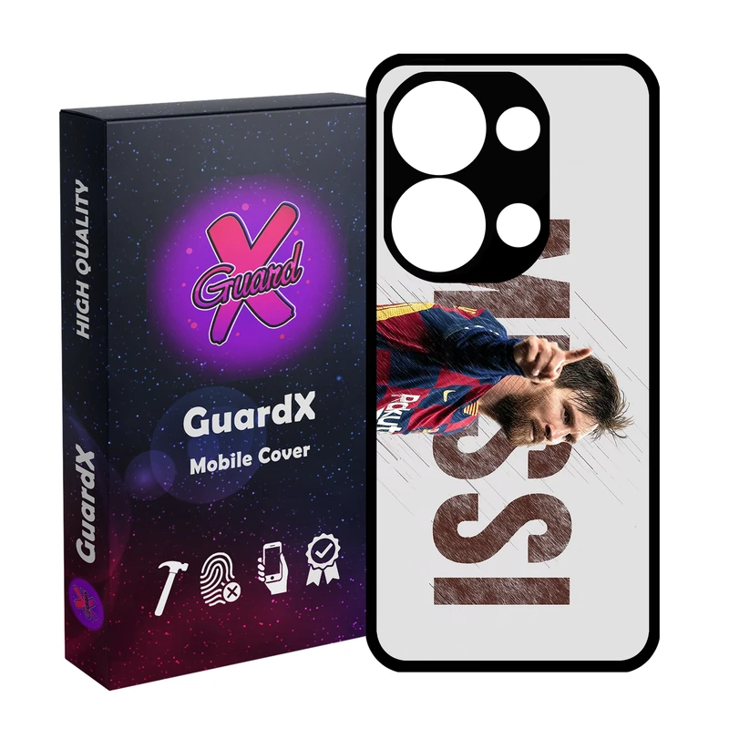 کاور گارد ایکس طرح Lionel Messi مدل 10957 مناسب برای گوشی موبایل شیائومی Redmi Note 13 Pro 4G / Poco M6 Pro 4G