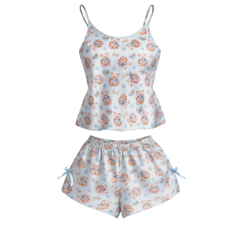 لباس خواب زنانه مدل عروسکی کد IP30.4