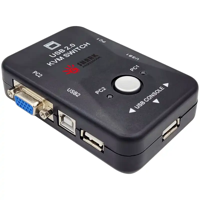 سوئیچ 2 پورت KVM شارک مدل USB-2PORT