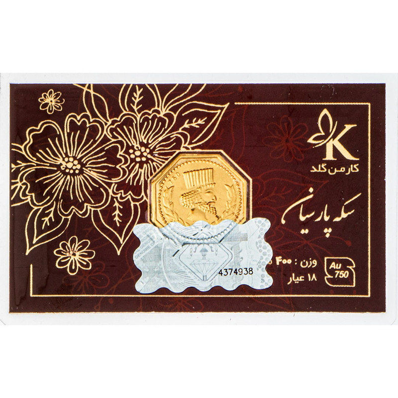 سکه گرمی طلا 18 عیار کامن گلد مدل KG-L600