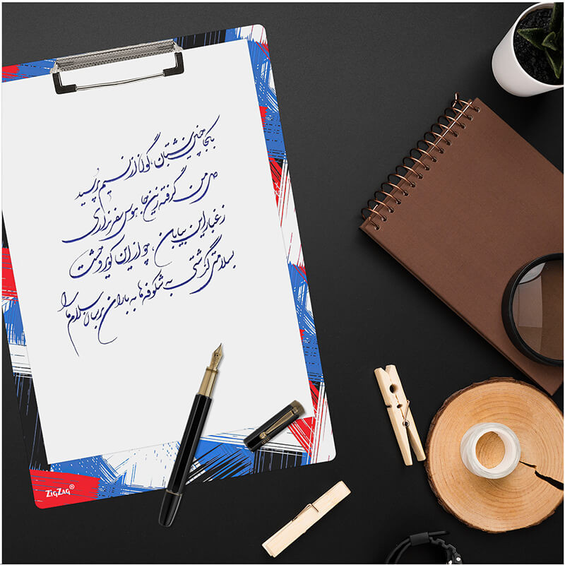 تخته شاسی زیگ زاگ مدل وایت برد طرح پترن کد 7307 سایز A4 تخته شاسی زیگ زاگ مدل وایت برد طرح پترن کد 7307 سایز A4