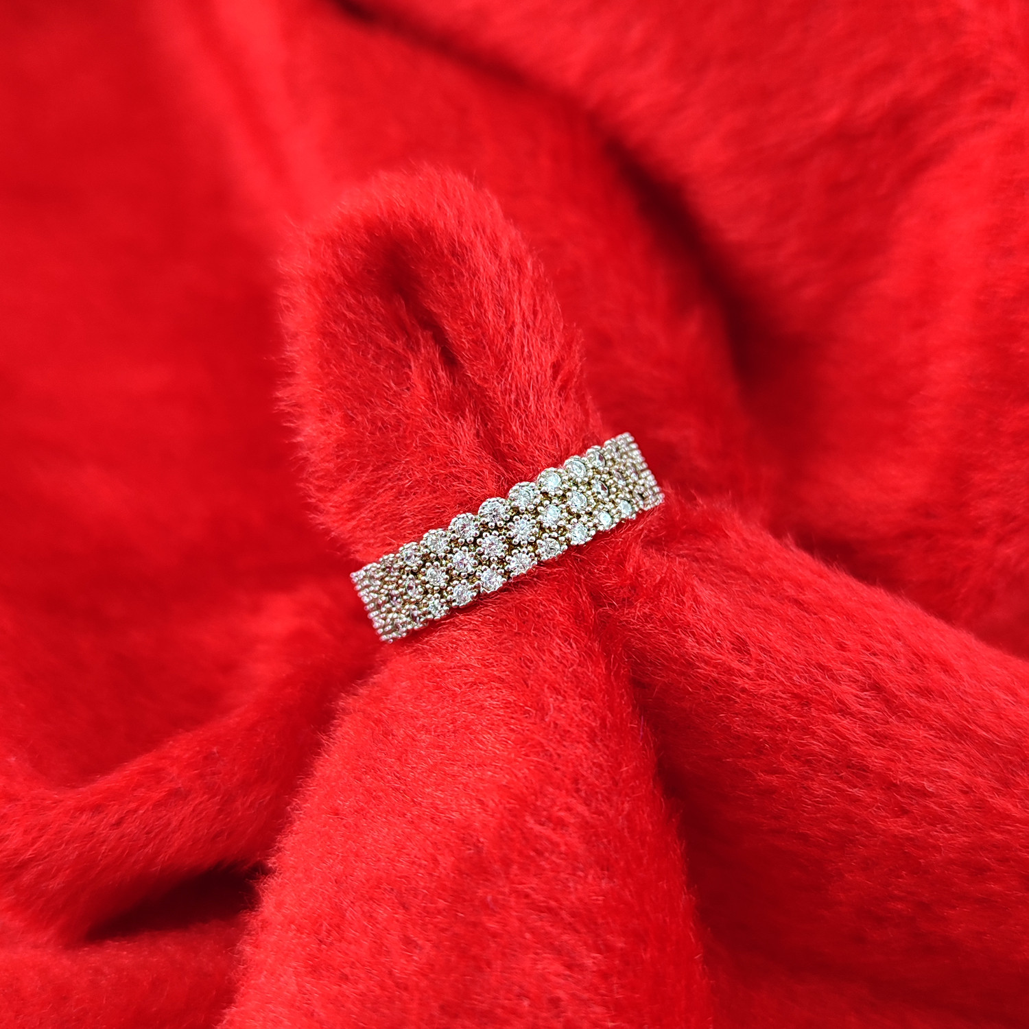 انگشتر نقره زنانه مدل پرنسس کد NG3723