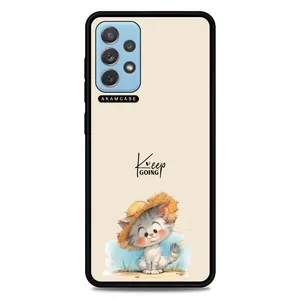 AKAM AMC-WSGA72-ANIMALS QOUTES-6  Cover For Samsung Galaxy A72