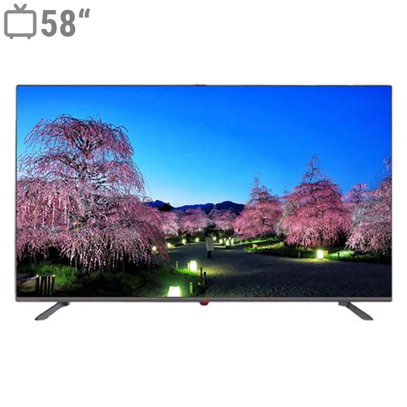 تلویزیون 58 اینچ ال ای دی هوشمند جی وی سی مدل LT58N100