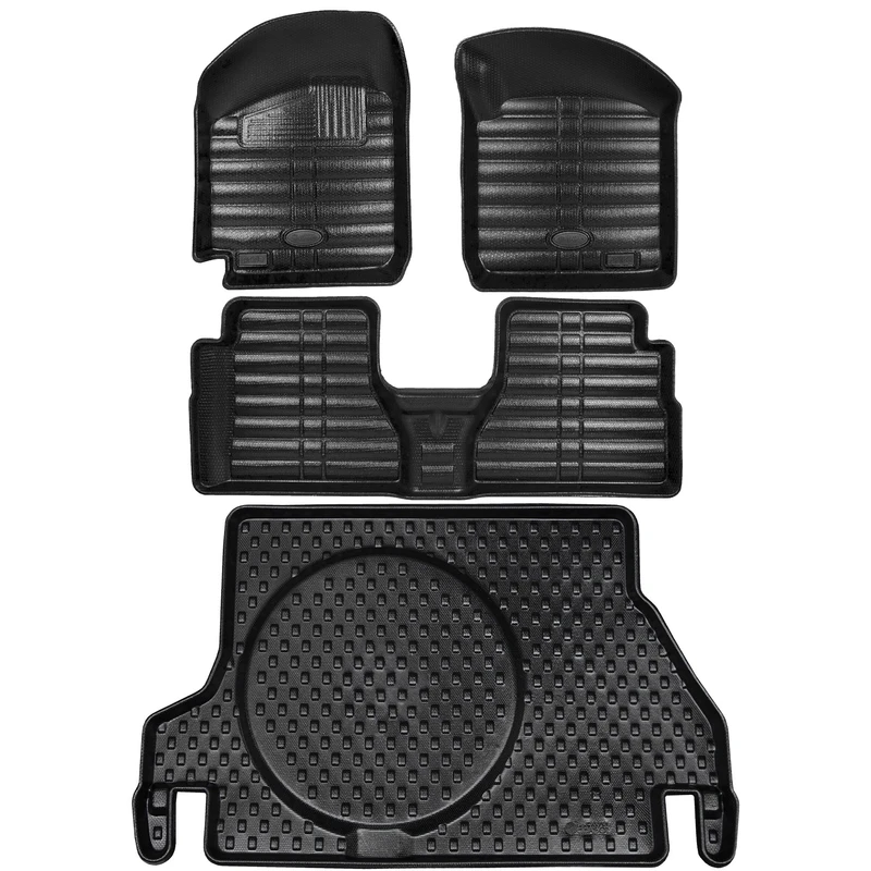 کفپوش سه بعدی خودرو بابل کارپت مدل اکونومی مناسب برای پراید 132 به همراه کفپوش صندوق