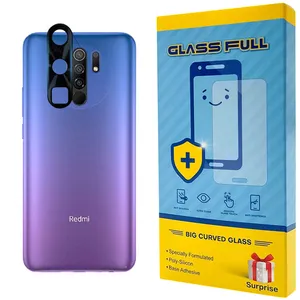 محافظ لنز دوربین گلس فول مدل STF مناسب برای گوشی موبایل شیائومی Redmi 9