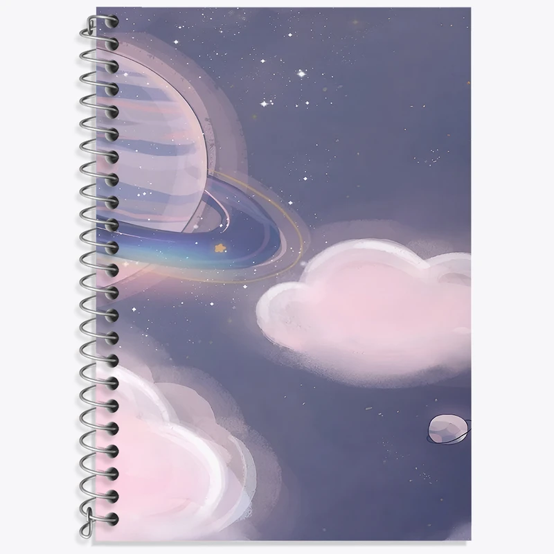 دفتر نت موسیقی 50 برگ خندالو طرح کهکشان کد N3126