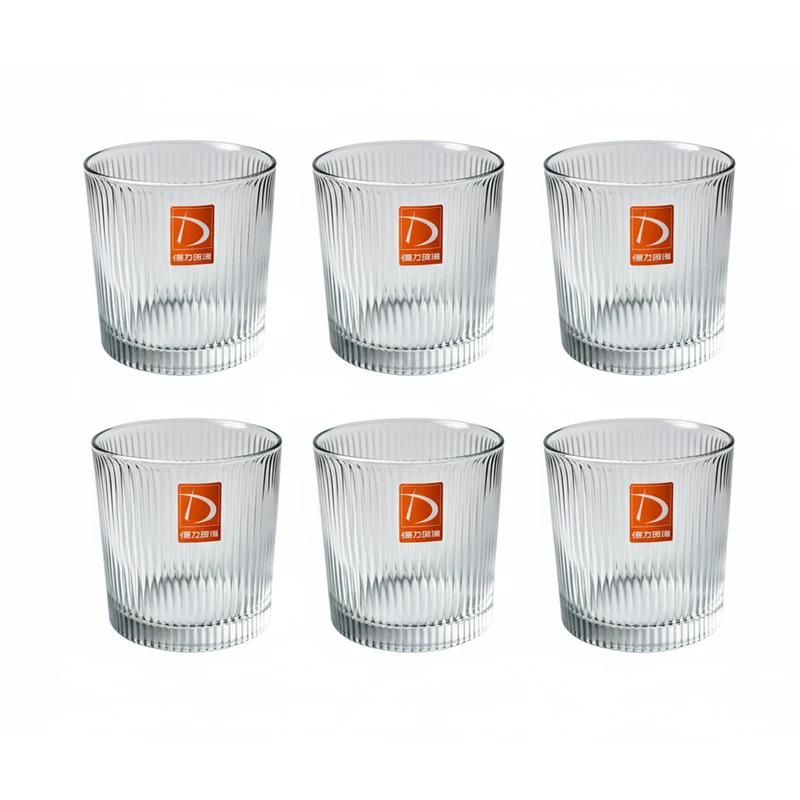 لیوان دلی مدل مرکادو شیاردار CUTE بسته 6 عددی